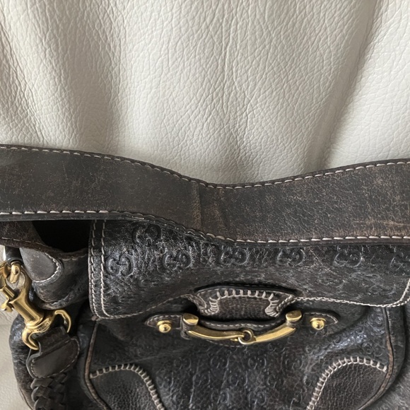Gucci Pelham Hobo Crossbody Guccissima - Picture 7 of 9